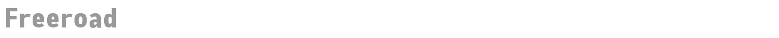 Freeroad font preview